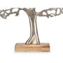 Deko-Figur Baum Silberfarben Metall 31 x 33,5 x 6,5 cm (6 Stück)