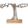 Figurine Décorative Arbre Argenté Métal 31 x 33,5 x 6,5 cm (6 Unités)