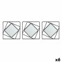 Spegelspel Fyrkantig Abstrakt Svart polypropen 78 x 26 x 2,5 cm (6 antal)