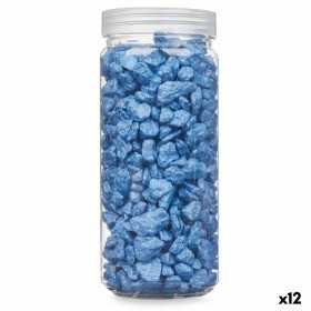 Dekorativa stenar Blå 10 - 20 mm 700 g (12 antal)