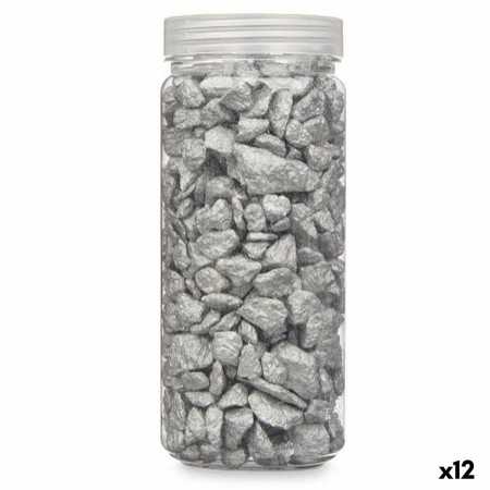 Decorative Stones Silver 10 - 20 mm 700 g (12 Units)