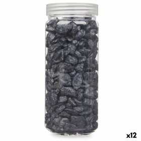 Deko-Steine Schwarz 10 - 20 mm 700 g (12 Stück)