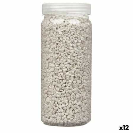 Dekorativa stenar Grå 2 - 5 mm 700 g (12 antal)