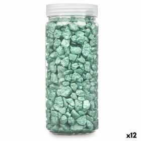 Deko-Steine grün 10 - 20 mm 700 g (12 Stück)