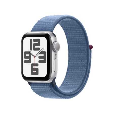 Montre intelligente Apple Watch SE Bleu Argenté 40 mm