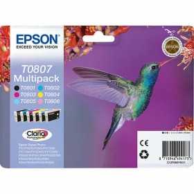 Originale Tintenpatrone (4er Pack) Epson C13T08074011 Multipack T0807 Bunt