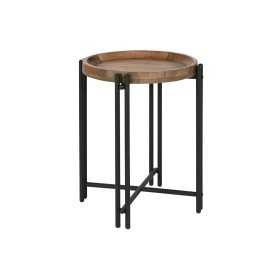 Small Side Table Home ESPRIT Wood Metal 50 x 50 x 60 cm