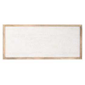 Kopfende des Betts Home ESPRIT Weiß Braun Mango-Holz 180 x 4 x 80 cm