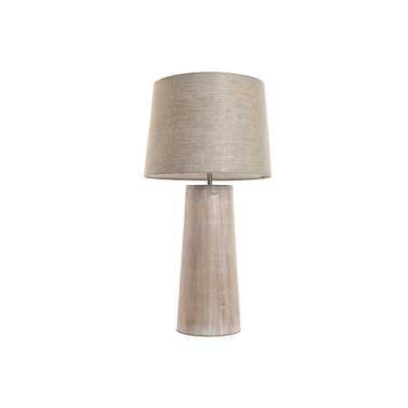 Desk lamp Home ESPRIT Natural Mango wood 50 W 220 V 35 x 35 x 69 cm