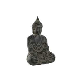 Prydnadsfigur Home ESPRIT Grå Buddha Orientalisk 35 x 24 x 52 cm