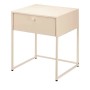 Side table Brown Beige Metal 42 x 50 x 35 cm