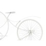 Table clock Bicycle White Metal 95 x 50 x 12 cm