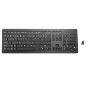 Tastatur HP Z9N41AAABU Schwarz Qwerty Spanisch
