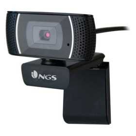 Webbkamera NGS NGS-WEBCAM-0055 Svart 1080 px