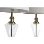 Desk lamp Home ESPRIT White Beige Metal Crystal 35 x 35 x 69 cm (2 Units)