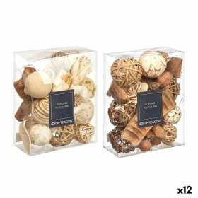 Decorative Potpourri Vit Brun 16 x 21 x 7 cm (12 antal)