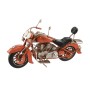Deko-Figur Home ESPRIT Motorrad Grau Orange Vintage 27 x 11 x 15 cm (2 Stück)