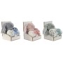 Coffret Bébé Home ESPRIT Bleu Vert Rose Polyester (3 Unités)