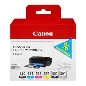 Cartouche d'encre originale Canon PGI550 + CLI551 Multicouleur