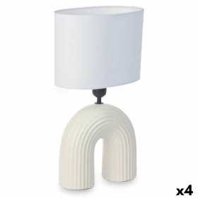 Desk lamp Bridge 60 W White Ceramic 26 x 41 x 15,5 cm (4 Units)