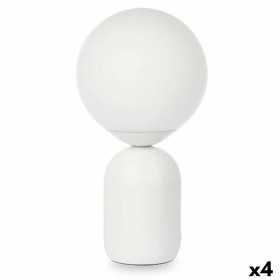 Desk lamp Ball 40 W White Ceramic 15 x 28,5 x 15 cm (4 Units)