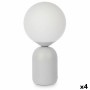 Tischlampe Bold 40 W Weiß Grau aus Keramik 15 x 28,5 x 15 cm (4 Stück)