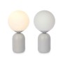 Lampe de bureau Ballon 40 W Blanc Gris Céramique 15 x 28,5 x 15 cm (4 Unités)
