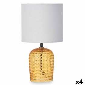 Desk lamp Points 40 W Amber Crystal 17 x 31 x 17 cm (4 Units)