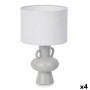 Bordslampa Vas 40 W Grå Keramik 24 x 39,7 x 24 cm (4 antal)