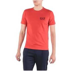 Herren Kurzarm-T-Shirt Armani Jeans 6ZPT52 PJ18Z C1451 Rot