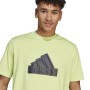 Herren Kurzarm-T-Shirt Adidas BOST T IN1627 grün