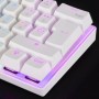 Keyboard Mars Gaming MK60WRES White Spanish Qwerty QWERTY