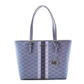 Damen Handtasche Michael Kors Carry All Tote Blau 31 x 26 x 12 cm