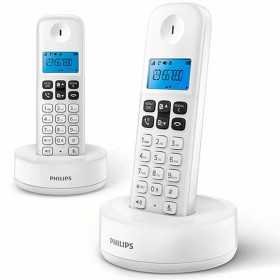 Kabelloses Telefon Philips D1612W/34 Blau Weiß Schwarz