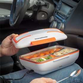 Electric Lunch Box for Cars Pro Bentau InnovaGoods IG815950 White Stainless steel Rectangular (Refurbished B)