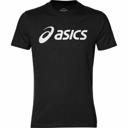 Herren Kurzarm-T-Shirt Asics Big Logo Schwarz