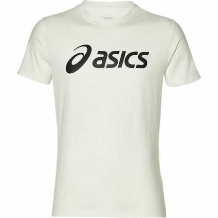 Men’s Short Sleeve T-Shirt Asics Big Logo White