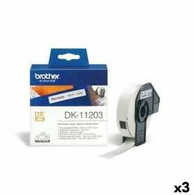 Roll of Labels Brother DK-11203 17 x 87 mm (3 Units)