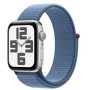 Smartwatch Apple WATCH SE Blau Silberfarben 44 mm