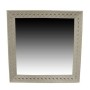 Wall mirror Home ESPRIT White Natural Mango wood Romantic 92 x 6 x 92 cm