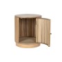 Nightstand Home ESPRIT Natural Paolownia wood MDF Wood 43 x 43 x 48 cm