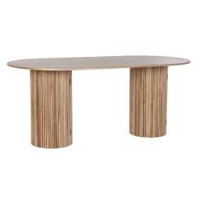 Dining Table Home ESPRIT Natural Paolownia wood MDF Wood 180 x 90 x 75 cm