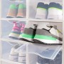 Stackable shoe box Max Home Vit 12 antal polypropen ABS 23 x 14,5 x 33,5 cm