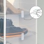 Boîte à chaussures empilable Max Home Blanc 6 Unités polypropylène ABS 25 x 18,5 x 35 cm