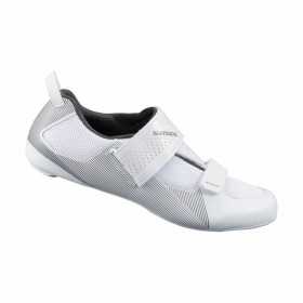 Radfahren Schuhe Shimano Tri TR501 Weiß/Grau Weiß
