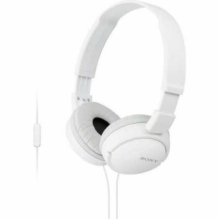 Headphones with Microphone Sony MDR-ZX110AP White