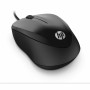 Mouse with Cable and Optical Sensor HP 4QM14AAABB Black