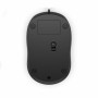 Mouse with Cable and Optical Sensor HP 4QM14AAABB Black