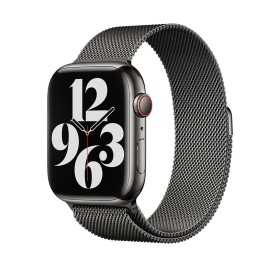 Uhrband Watch 45 Apple MTJQ3ZM/A M/L Schwarz