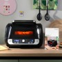 Oljefri Fritös med Grill, Tillbehör och Receptbok InnovaGoods Air Fryer Fryinn 12-in-1 6000 Svart Stål 6 L 3400 W